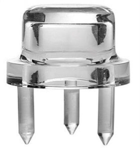 Acrylic Button-Style Three-Pronged Cheese Clinchers, Set of 2