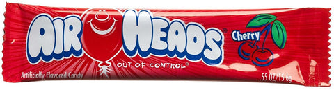 Airheads Cherry Candy - .55 oz. Bar, Pack of 36