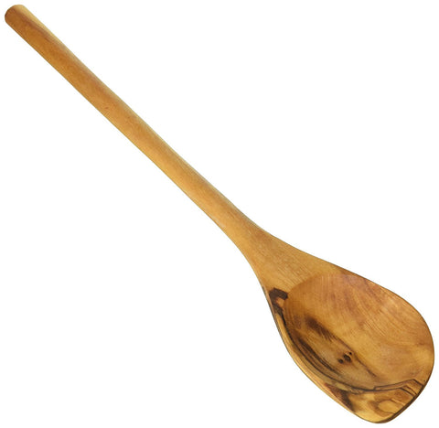 Naturally Med Olive Wood Corner Spoon/Spatula