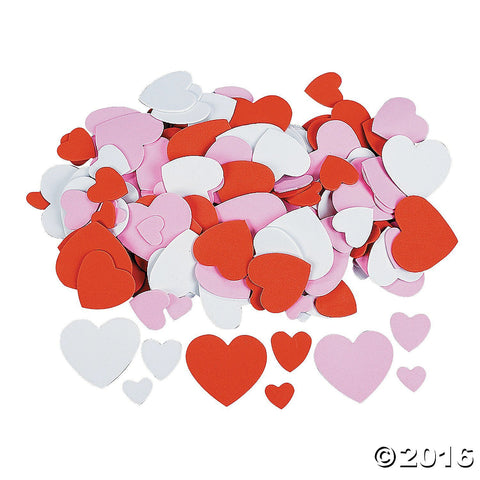 FOAM HEARTS (400 PIECES) - BULK