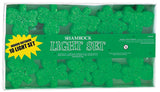 Amscan Green Shamrock Patio String Lights, 1 PC- 9FT, 11FT TOTAL LENGTH