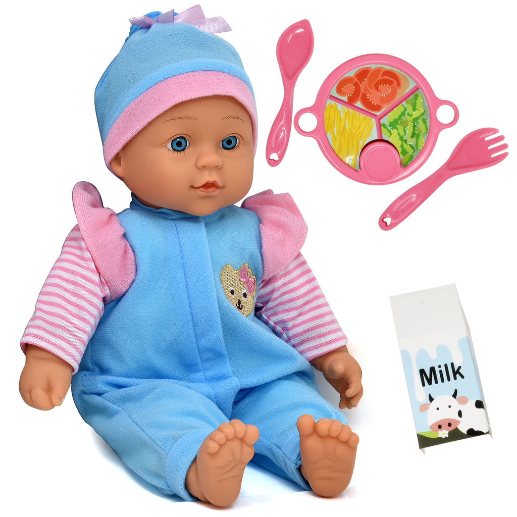 Baby Doll for Boys, Soft Body Baby Doll with Feeding Accessories Set, –  number1inservice