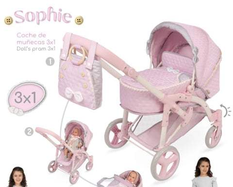 Sophie Dolls Cart 3x1 Folding DeCuevas 81675