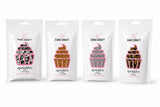 Cake Craft Gold & Silver Sprinkles 4 Pack, Gold Mix & Sugar Pearls Set 400g