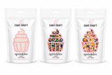 Cake Craft Rainbow Sprinkles2 Pack100g per pack, 1 Pack of 500g of sprinkles, Greate Baking product, A rainbow theme mix