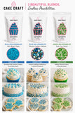 Cake Craft Under the Sea Sprinkles Set, Blue Sugar Strands & Ocean Cake Decorations