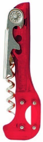 Boomerang™ Two-Step Corkscrew (Translucent Red)