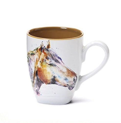 Demdaco Dean Crouser Horse Head Coffee Tea Mug Cup