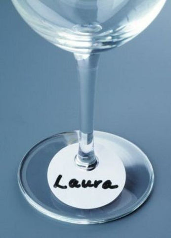 1 X Stemware Wine Glass Identification Tags (50 Units) by Franmara