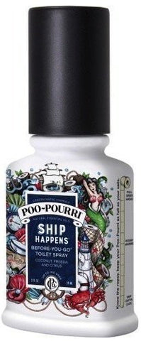 Poo-Pourri Before-You-Go Toilet Spray 2-Ounce Bottle, Ship Happens