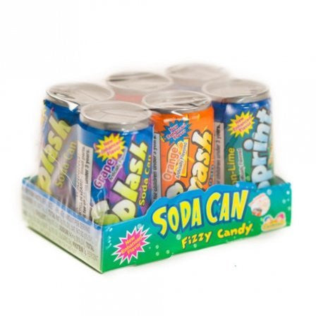 Splash Kidsmania Soda Can Fizzy Candy 1.48 Oz (42G)
