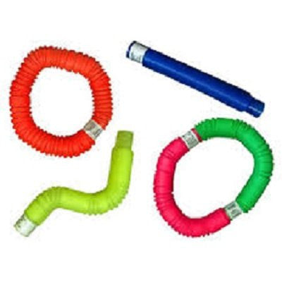 Pop Toob Set of Six (Colors May Vary) by Poof Slinky