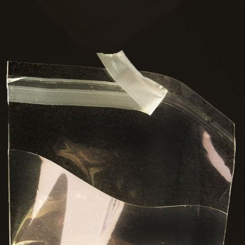1000 Pieces 1" x 7" Resealable Cellophane Wrap Treat Bags, Clear Cello bags with Self Sealing Adhesive Closure