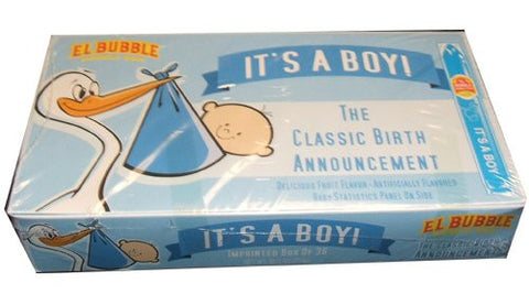It's a Boy Bubble Gum Cigar Box 36ct