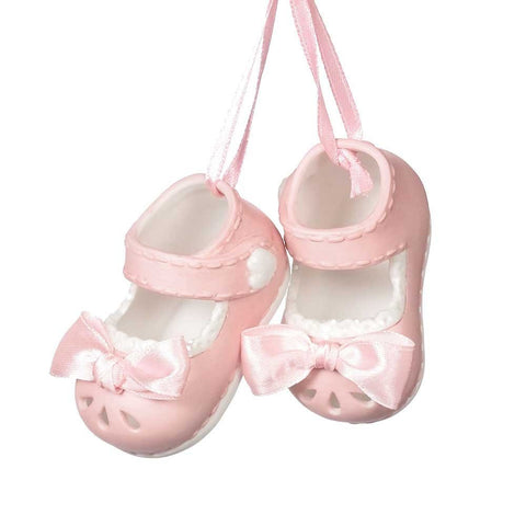 Baby Girl Shoes Christmas or Hanging Ornament