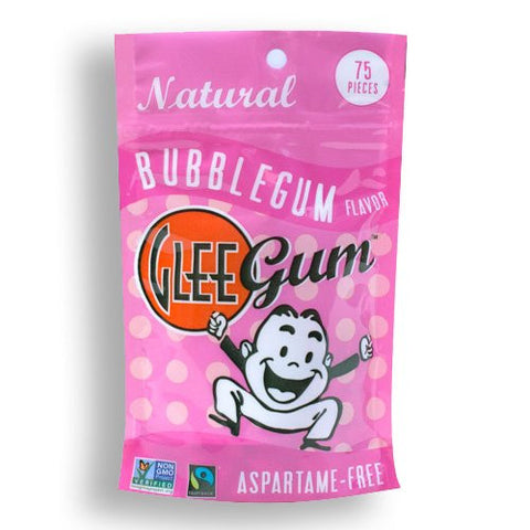 Glee Gum Bubblegum Flavor Pouch, 2.9 Ounce (75 Pieces)