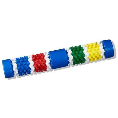 Limited Edition Original Foot Log Foot Massage Roller in Blue, Red, White, Green and Yellow - Dr. Rehm's 64 Page Foot Pain Maunual Included!