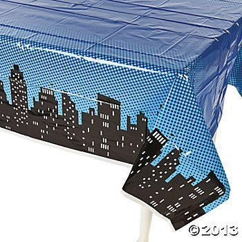 Superhero Plastic Table Cover 54'x108" by Toto