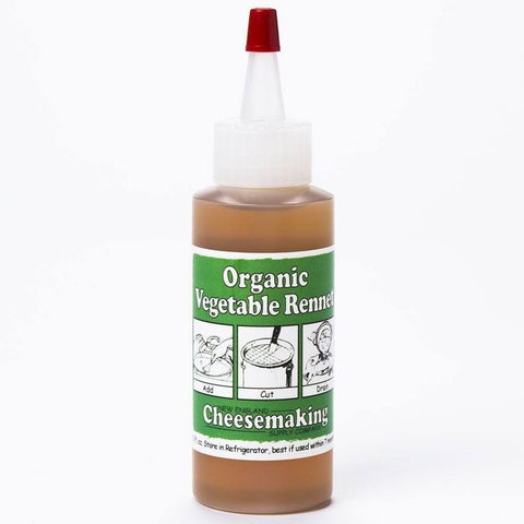 Organic Liquid Vegetable Rennet, 2oz.