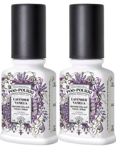 Poo-Pourri Before You Go Spray, Lavender Vanilla, 2 Ounce