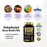 Bone Broth Protein Powder Superfood Capsules (1 Bottle/180ct.)