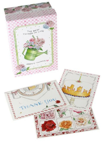 Susan Branch Pink Hydrangea Greeting Card Set