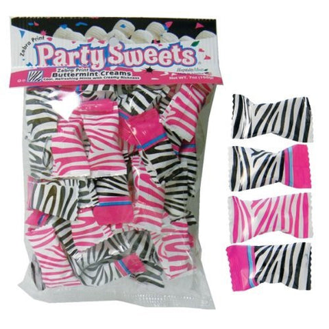 Pink Zebra Party Mints (50 ct)