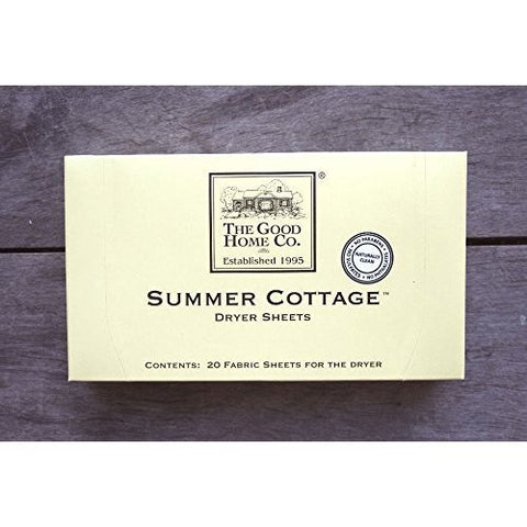 The Good Home Summer Cottage Lemon Verbena Dryer Sheets