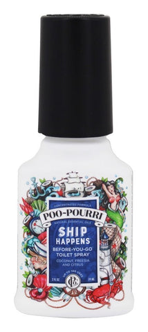 Poo-Pourri Before You Go Toilet Spray Ship Happens 2oz 100 Use