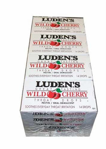 Ludens Wild Cherry Flavored Cough Drops