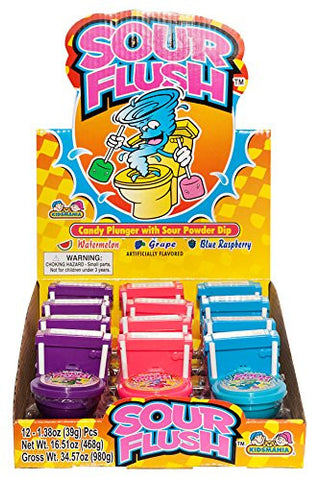 Kidsmania Sour Flush Candy 12 Count
