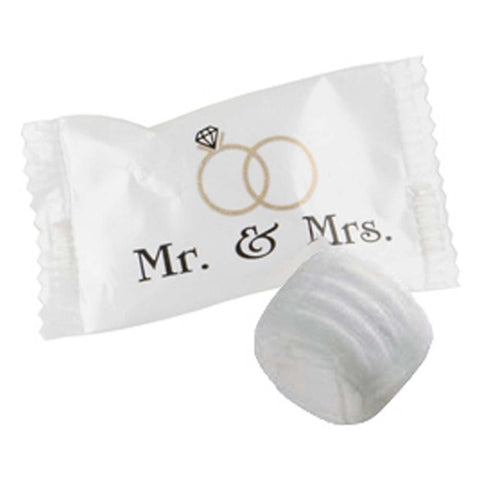 Mr. & Mrs. Wrapped Buttermint Creams 50 Count
