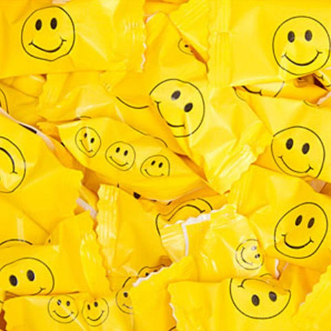 Smiley Face Wrapped Buttermint Creams 250 Count