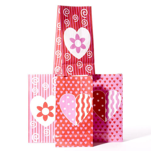 Valentine Paper Goody Bags