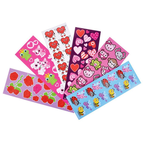 Valentine Sticker Assortment (100 Sheets Per Order)