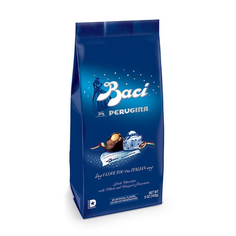 Baci Perugina, Dark Chocolate with Whole & Chopped Hazelnuts, 5 oz