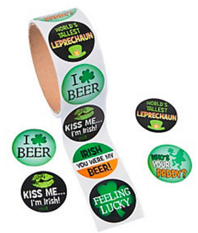 Adult St. Patrick's Day Stickers (200 Pieces)