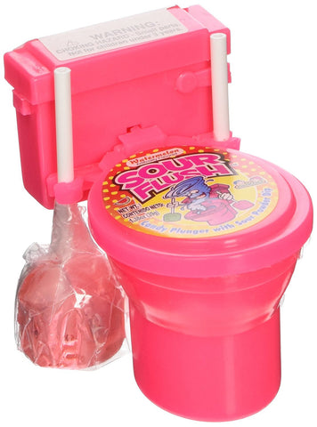 Sour Flush Candy Plungers and Powder Toilet Dip-Random Colors - 1 Unit