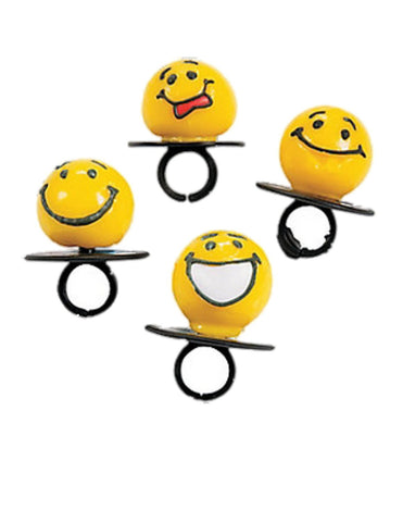 Emoji Smile face Ring Suckers - Emoticon