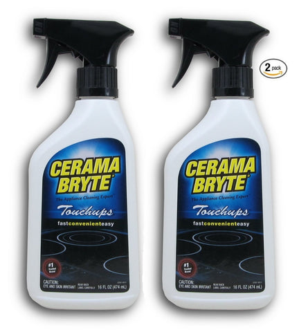(2 Pack) Cerama Bryte Touchups Ceramic Cooktop Cleaner Trigger Spray, 16 oz. Each