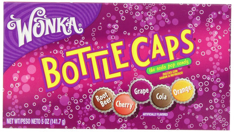 Nestle Wonka Candy Video Box, Bottle Caps, 5 Ounce (Pack of 12)
