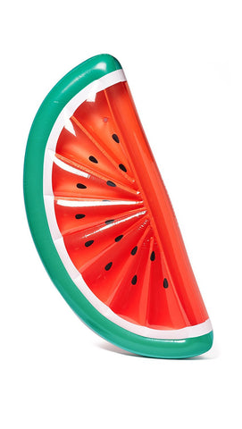 SunnyLife Women's Inflatable Watermelon, Red/Green, One Size