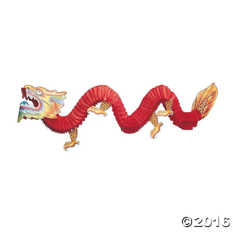 Fun Express Chinese Paper Dragon Decoration - 1 Piece