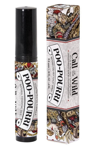 Poo-Pourri Before-You-Go Toilet Spray 4ml Travel Size Disposable Spritzer, Call Of The Wild Scent