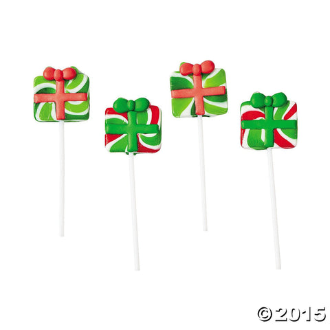 Christmas Gift Frosted Swirl Pops 12ct.