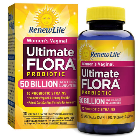 Renew Life - Ultimate Flora Probiotic Women's Care - 50 billion - 30 vegetable capsules