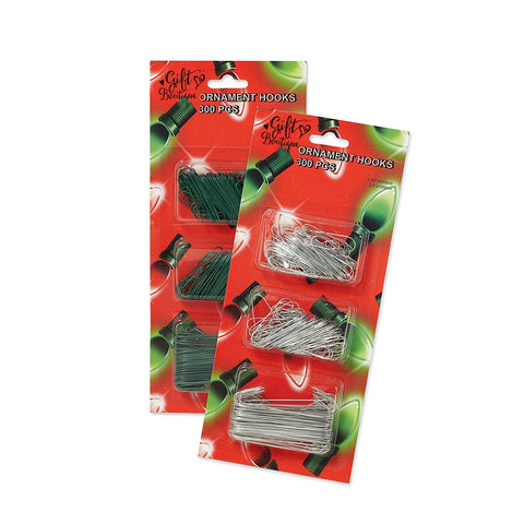 600 Ct. Ornament Hooks Assorted Sizes