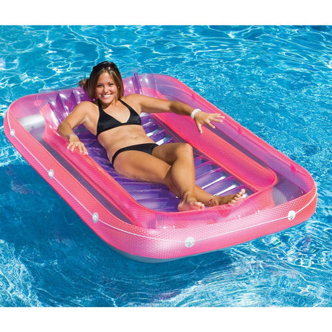 Tan Dazzler Inflatable Swimming Pool Lounge Float
