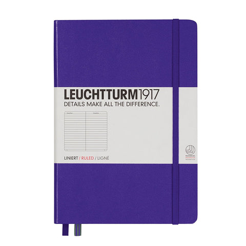 Leuchtturm Medium Hardcover Lined Purple