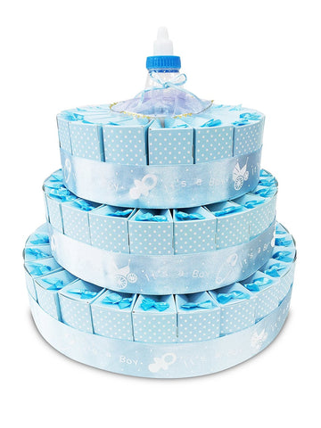 3 Tier Baby Shower Favor Cake Kit - It's a Boy!